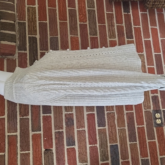 J. Crew Azra Pom-Pom Cableknit Sweater - Picture 5 of 9